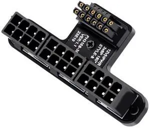 JAENFONG ATX3.0 PCI-E 5.0 12VHPWR 16Pin Power Modular to 3 ATX 8Pin Connector Adapter for 4080 5090TI Graphics Card 90 Degree UP Angled JAENFONG ATX3.0 PCI-E 5.0 12VHPWR 16Pin Power Modular to 3 ATX 8Pin Connector Adapter for 4080 5090TI Graphics Card 90 Degree UP Angled