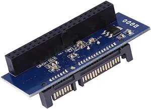 JAENFONG 3.5" IDE to 2.5" 3.5" SATA HDD Adapter 40Pin IDE Male to 22pin SATA SSD Card with Molex 4Pin to floppy drive power supply cable