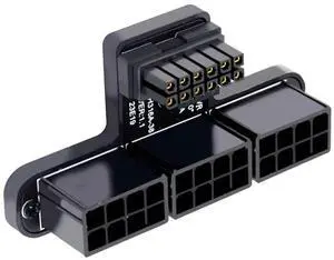 JAENFONG ATX3.0 PCI-E 5.0 12VHPWR 16Pin Power Modular to 3 ATX 8Pin Connector Adapter for 4080 5090TI Graphics Card 90 Degree Down Angled JAENFONG ATX3.0 PCI-E 5.0 12VHPWR 16Pin Power Modular to 3 ATX 8Pin Connector Adapter for 4080 5090TI Graphics Card 90 Degree Down Angled