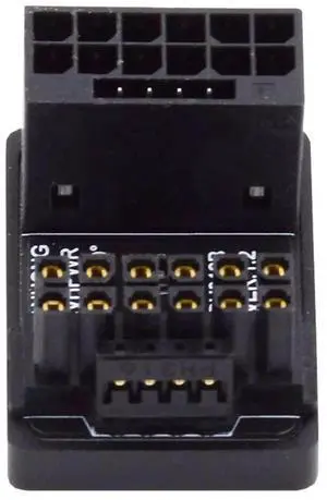 JAENFONG ATX3.0 PCI-E 5.0 12VHPWR 16Pin Power Modular Change Direction Adapter UP Angled 360 Degree for 4080 5090TI Graphics Card JAENFONG ATX3.0 PCI-E 5.0 12VHPWR 16Pin Power Modular Change Direction Adapter UP Angled 360 Degree for 4080 5090TI Graphics Card