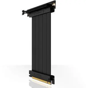 JAENFONG [30cm] PCIE 3.0 16x Extreme High Speed Riser Cable PCI Express Port GPU Extension Card-Right Angle Connector