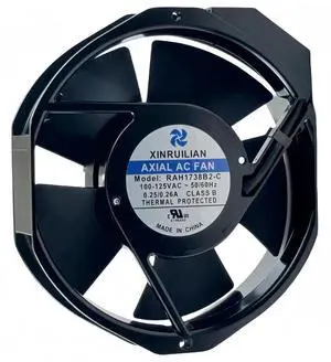 JAENFONG  for XINRUILIAN RAH1738B2-C Cooling Fan 100-125VAC 0.25/0.26A 50/60Hz 172x150x38mm 172mm Cabinet Cooling Fan 2-pin
