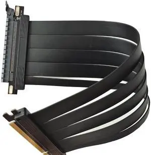 JAENFONG PCI-E 4.0 High Speed Flexible Extender Riser Cable 20cm 180 Degree