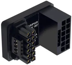 JAENFONG Adapter 12VHPWR ATX3.0 PCI-E 5.0 Power Modular Adapter 12+4Pin to 12+4 16Pin Up Angled 360 Degree Opposite U Shape Back Angled for 4080 5090TI 16Pin 12+4P Graphics Card JAENFONG Adapter 12VHPWR ATX3.0 PCI-E 5.0 Power Modular Adapter 12+4Pin to 12+4 16Pin Up Angled 360 Degree Opposite U Shape Back Angled for 4080 5090TI 16Pin 12+4P Graphics Card
