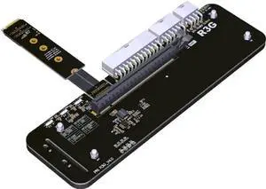 JAENFONG  M.2 Key M NVMe External Graphics Card Stand Bracket R43SG 64Gbs with PCIe4.0 x4 Riser Cable 25cm 50cm for Graphics Card After 1660 (R43SG 50CM)