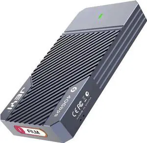 JAENFONG  USB 4.0 SSD Enclosure 40Gbps M.2 NVMe 2280 to USB-c Solid State Drive Case Compatible with Thunderbolt4/3 USB 3.2/3.1/3 (TB-2464)