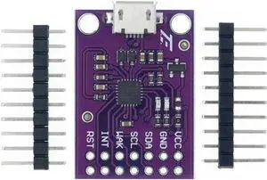 JAENFONG CP2112 Debug Board USB to SMBus I2C Communication Module 2.0 MicroUSB 2112 Evaluation Kit for CCS811 Sensor Module JAENFONG CP2112 Debug Board USB to SMBus I2C Communication Module 2.0 MicroUSB 2112 Evaluation Kit for CCS811 Sensor Module