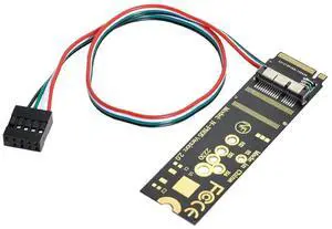 JAENFONG  6 Pin + 12 Pin Card to M.2 NGFF Key-M NVME SSD Adapter for BCM94360CD BCM94360CS BCM943602CS BCM94360CS2