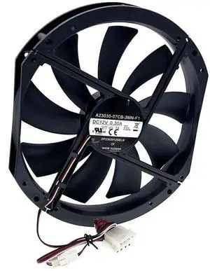 230mm 23cm 12V Mute Low Noise Cooling Fan,230X200X30mm A23030-07CB-3MN-F1 DF2303012SELN