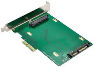 JAENFONG  PCI-E 3.0 x4 Lane to U.2 U2 Kit SFF-8639 Host Adapter for Intel Motherboard & 750 NVMe PCIe SSD