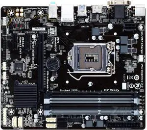 Fit forGigabyte GA-B85M-DS3H Motherboard LAG 1150 DDR3 B85 for Core I5-4590 CPUs PCI-E 3.0 SATA 3 USB2.0 Micro ATX Placa-mãe