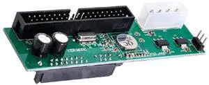 JAENFONG SATA Disk to IDE/PATA 40Pin Motherboard Converter Adapter PCBA for Desktop & 2.5 3.5" Hard Disk Drive