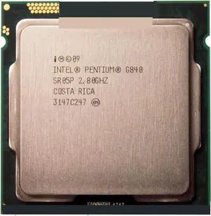 CPU CPU P G840 SR05P Processor 2.80GHz 3M Dual-Core Socket 1155 Speedy Ship Out processing unit