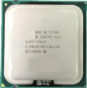CPU Original c 2 Duo E7400 Processor(2.8GHz/ 3M /1066MHz) Desktop LGA775 CPU Welcome to Order
