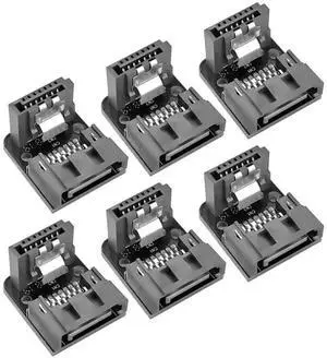 JAENFONG SATA 7Pin Adapter Mainboard 7 Pin Male to 7P Female 90 Degree Angled SATA Converter Motherboard for Desktops Computer PC SSD HDD (6 PCS) JAENFONG SATA 7Pin Adapter Mainboard 7 Pin Male to 7P Female 90 Degree Angled SATA Converter Motherboard for Desktops Computer PC SSD HDD (6 PCS)