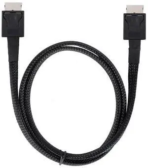 JAENFONG  Cable OcuLink PCIe PCI-Express SFF-8611 4i to OcuLink SFF-8611 SSD Data Active Cable 50cm