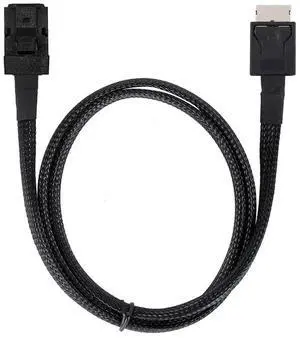 JAENFONG Cable OcuLink PCIe PCI-Express SFF-8611 4i to Mini HD SFF-8643 SSD Data Active Cable 50cm