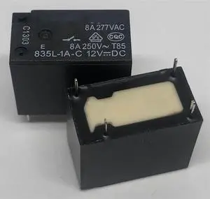 835L-1A-C 12VDC ; 835NL-1A-B-C 12VDC; 835-1A-B-S 12VDC ; (32F-1A) Relay 4 Pins 1pcs(835NL-1A-B-C 12VDC)