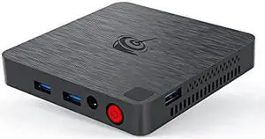 JAENFONG  T4 PRO Mini PC, Mini Desktop Computer with Apollo Lake N3350, 4GB LPDDR3 + 64GB EMMC, 2.4G / 5.8G WiFi, BT 4.0, 1000 Mbps LAN, Dual HDMI, Windows 10, WOL, Auto Power On