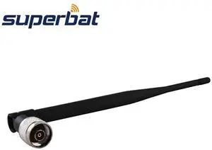 5dbi 2.4GHz Omni Booster WIFI Antenna RP-N Male for D-LinkR LinksysR WET11 Wireless Router WLAN PCI Card Rubber Aerial