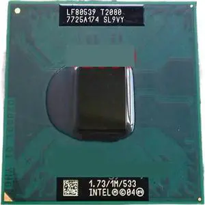 CPU P Dual c T2080 1.73GHz Notebook Processors Laptop CPU Socket M 478 Pin Computer Original Processing Unit