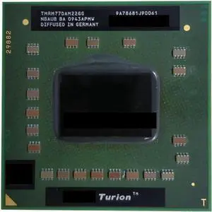 CPU T 64 X2 Mobile Technology RM-77 RM 77 RM77 2.3 GHz Dual-Core Dual-Thread CPU Processor TMRM77DAM22GG Socket S1