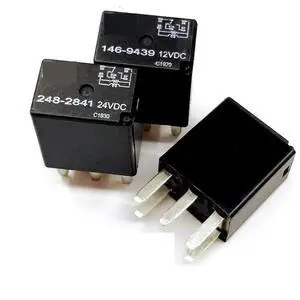 1Pcs Relay 146-9439 12VDC 248-2841 24VDC 5pins Excavator Loader CAT Automobile Relay(248-2841 24VDC)