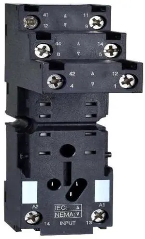 1pcs,RXZE2S108M Socket, Separate Contact, 12 A, Relay Type RXM2, Screw Connector, 250 V AC
