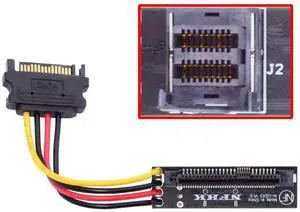 JAENFONG Convertor SFF-8643 PCI-E 4.0 Female to U.2 SFF-8639 U.3 NVME PCIe PCI-Express SSD Adapter for Mainboard