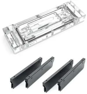 JAENFONG RAM Water Cooler Memory Block Memory Water Cooling Block Kits LRC2.0 RGB Two Armor Block Maximum Support 4 RAM