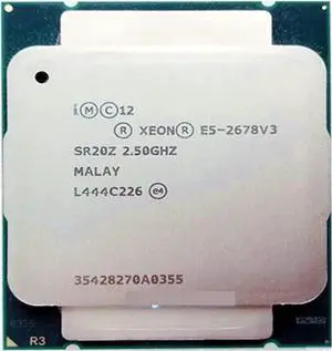 CPU Original XEON E5-2678V3 OEM Version CPU Processor 2.50GHz 12-Core 30MB E5-2678 V3 FCLGA2011-3 E5 2678V3