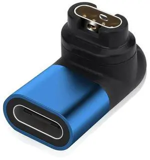 JAENFONG Type C Charger Base Adapter Replacement Charging Connector Watch 90 Degree Elbow Accessories for Garmin Fenix 7/7S/7X/6