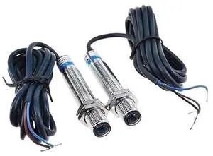 1pcs E3F1-3DN1 E3F1-3L Trough Beam M12 Three Wire DC NPN NO Detection Distance Photoelectric Sensor Optical Sensor