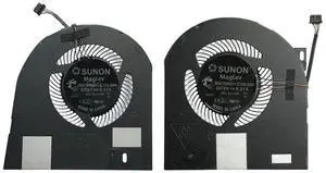 JAENFONG CPU + GPU Cooling Fan Replacement for D.ell Precision 7530 M7530 7540 P74F Series MG75090V1-C170-S9A MG75090V1-C160-S9A DC5V