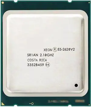 CPU E5 2620 V2 LGA 2011 CPU Processor 2.1Ghz 6-core and 12 Threads 80W E5-2620 V2 Support X79 Motherboard Processing Unit