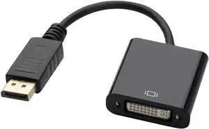 JAENFONG  DisplayPort to DVI DVI-D Adapter, Gold Plated 1080p DP to DVI Passive Converter Male to Female, 1920x1200