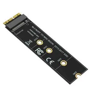 JAENFONG M.2 NVME SSD Convert Adapter Card for Upgrade MacBook Air (2013-2017)
