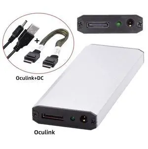 JAENFONG External Oculink SFF-8612 SFF-8611 to M.2 NGFF M-Key to NVME PCIe SSD 2280 SSD Enclosure Adapter for Mainboard