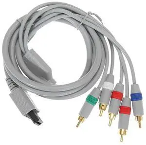 JAENFONG 1080P Component Video Cable HDTV Audio Video AV 5RCA Cable Component Audio Video Cable HD AV Cable for Nintendo Wii