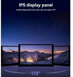 JAENFONG 5inch Capacitive Touch Screen HD IPS 1024x600 HDMI-Compatible Interface for RPi/Jetson Series Motherboard/PC Screen