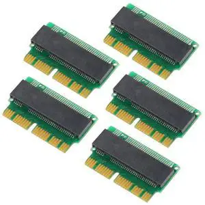 JAENFONG M.2 NGFF NVME SSD Adapter Card M Key M.2 PCIe X4 NGFF AHCI 2280 SSD 12 16Pin Adapter Card for MacBook Air 2013 2014 2015 A1465 A1466 Mac Pro A1398 A1502