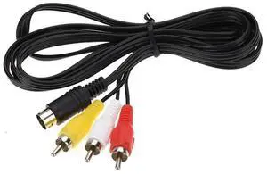 JAENFONG Audio Video AV Wire Cable 3RCA Cord 9 Pin To RCA Connection Cord AV Audio Video Cable for Sega Genesis 2 Or 3