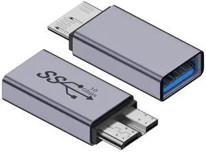 JAENFONG  Adapter USB-C USB 3.1 Type A Female to Micro USB 3.0 Male Data Adapter 10Gbps Data Power for Laptop SSD Disk