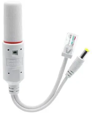 JAENFONG 48V To 12V POE Spliter Waterproof POE Cable IEEE802.3af/at Compliant Ethernet Adapter Cable for IP Camera AP Voip Phone and More