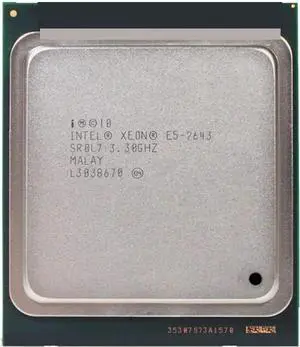 forXeon CPU E5-2643 SR0L7 3.30GHz 4-Core 10M LGA2011 E5 2643 Processor Speedy Ship Out
