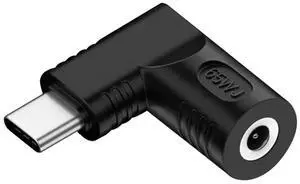 JAENFONG Adapter DC 20V Jack 4.8x1.7mm Input to USB-C Type-C Output 90 Degree Right Angled Power Plug Charge Adapter 65W JAENFONG Adapter DC 20V Jack 4.8x1.7mm Input to USB-C Type-C Output 90 Degree Right Angled Power Plug Charge Adapter 65W