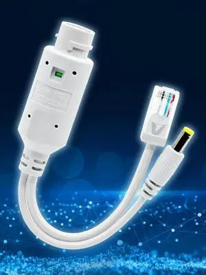 JAENFONG 48V To 12V POE Spliter Adapter Waterproof Video And Power Adapter Cable IP Camera Splitter for IP Camera AP Voip Phone and More