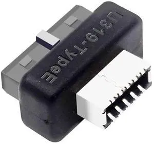 JAENFONG Adapter 20pin USB3.0 Header Male to Type-E USB 3.1 Front Panel Female Motherboard Extension Data Adapter Vertical Type