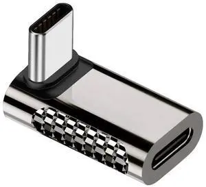 JAENFONG 20Gbps USB4 Type C Male to Female 90 Degree Up Down Angled 100W Power Data 8K Video Adapter for USB4.0 JAENFONG 20Gbps USB4 Type C Male to Female 90 Degree Up Down Angled 100W Power Data 8K Video Adapter for USB4.0
