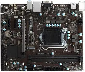 Computer Motherboards Fit forMSI B250M PRO-V Original Motherboard LGA 1151 I7 I5 I3 DDR4 32GB PCI-E 3.0 M.2 USB2.0 USB3.1 SATA3 B250 Desktop Board